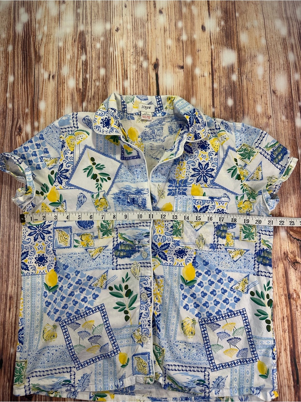 J.Crew Factory Women’s Cotton Short Pajama Set Size Medium - Picture 7 of 13